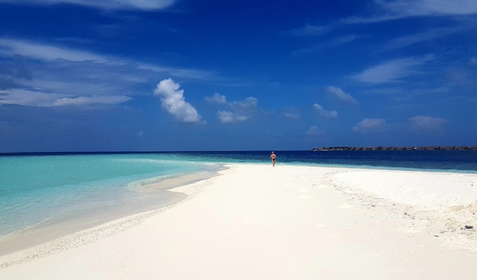 Maldives maafushi white beach
