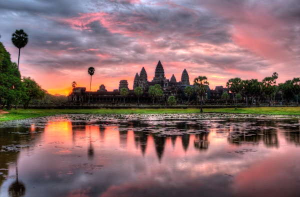 soloppgangen over Angkor Wat.
