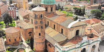 Kateralen i Ravenna sett ovenfra