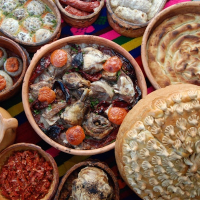 Tradisjonell makedonsk og balkansk mat