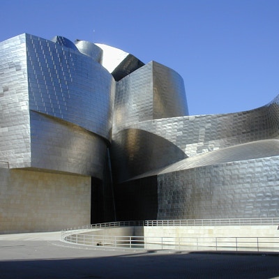Guggenheim-museet i Bilbao, Spania.