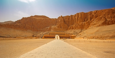 Templet til Hatshepsut nær Luxor i Egypt