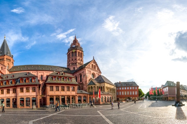 Domplassen i Mainz, Tyskland
