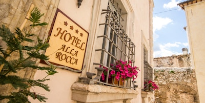 Hotell i Trevi, Italia.