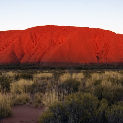 Uluru er aboriginernes helligste fjell.