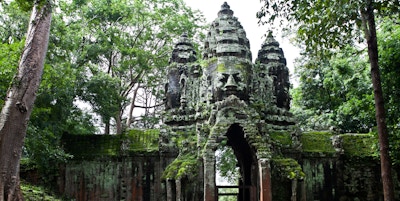 Ancient Kambodsjansk tempel