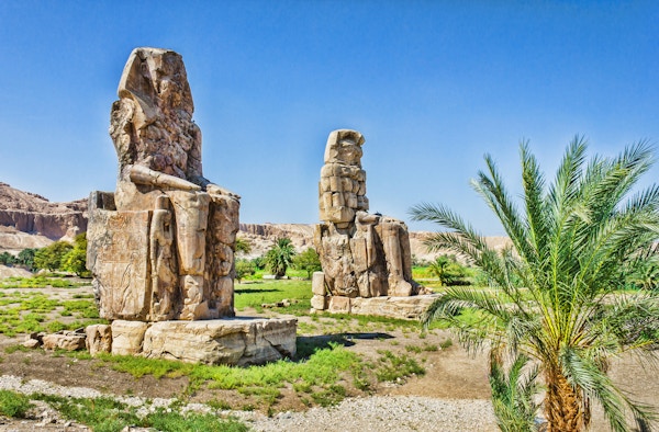 Colossi of Memnon, Valley of Kings, Luxor, Egypt, 2012 år