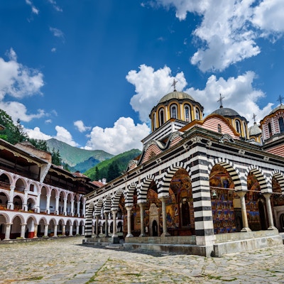 Rila kloster, et berømt kloster i Bulgaria.
