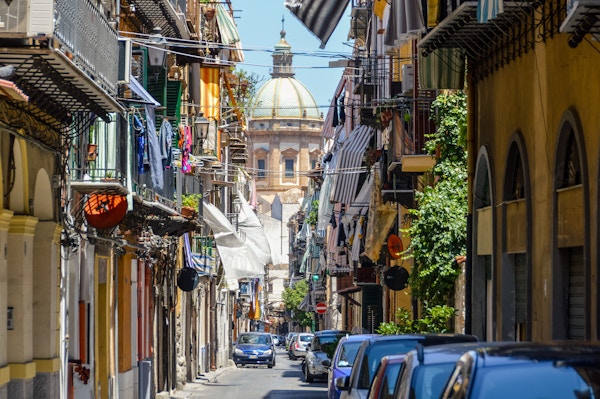 Middelaldergata i Palermo, Sicilia