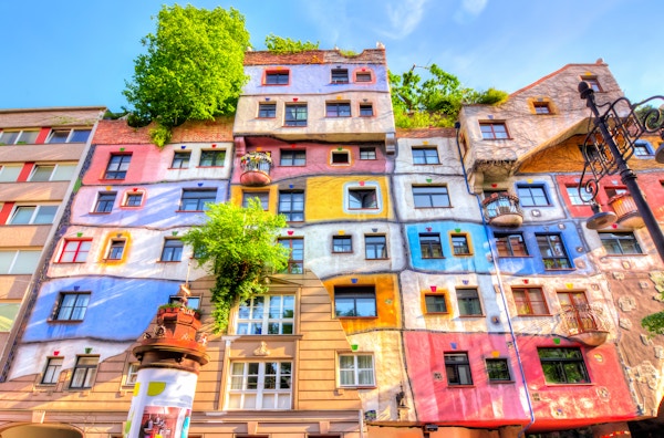 Hundertwasser-huset i Wien, Østerrike